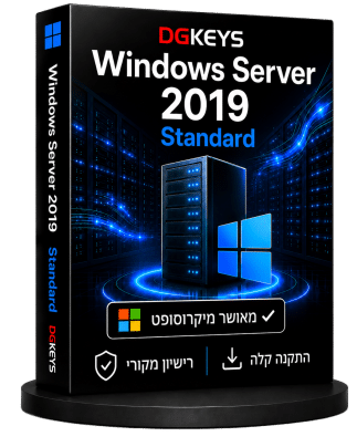 Windows Server 2019 Standard רישיון דיגיטלי מקורי