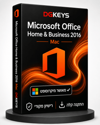 Microsoft Office Home & Business 2016 | אופיס 2016 לבית ולעסק (למחשבי Mac) - DGKeys