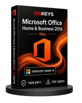Microsoft Office Home & Business 2016 למחשב Mac