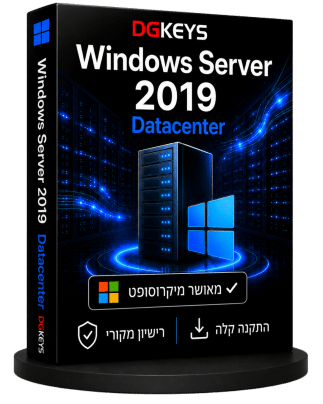 Windows Server 2019 Datacenter רישיון דיגיטלי מקורי