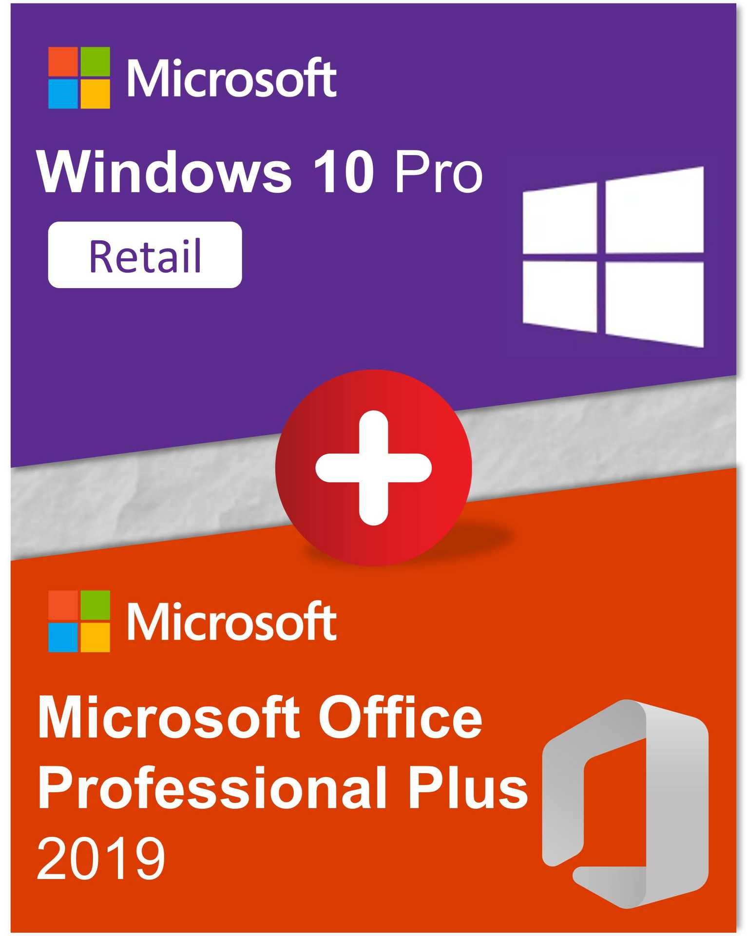 באנדל: Windows 10 Pro + Office Professional Plus 2019 - DGKeys