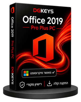 Microsoft Office Professional Plus 2019 למחשב PC