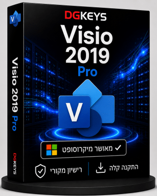 Microsoft Visio 2019 Pro – רישיון מקורי – ייבוא מקביל