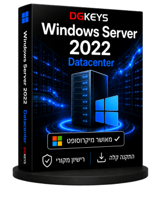 Windows Server 2022 Datacenter רישיון דיגיטלי מקורי