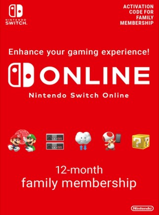 Nintendo Switch Online - Family 12 Months