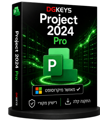 Microsoft Project 2024 Pro לניהול פרויקטים במחשב Windows