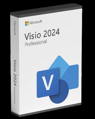 Microsoft Visio 2024 Pro - ניתן להעברה בין מחשבים - יבואן מקביל