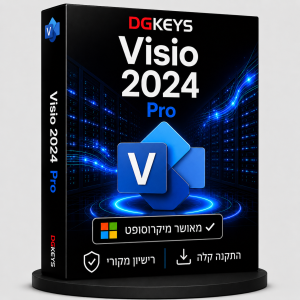 Microsoft Visio 2024 Pro – רישיון מקורי – ייבוא מקביל