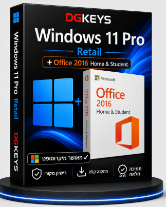 Windows 11 Pro Retail + Office 2016 Home & Student