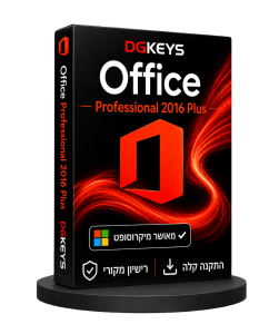 Microsoft Office Professional Plus 2016 למחשב PC